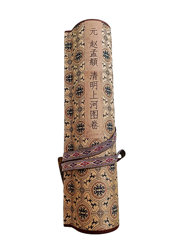 趙孟頫清明上河图古代书画人物简装裱古画国画仿古高清微喷复制品