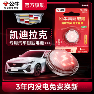 ATSL CT4 CT5 公牛汽车钥匙电池适用凯迪拉克锐歌凯雷德XT4 CT6 XT6 XTS SRX纽扣电池cr2032遥控钥匙电池 XT5