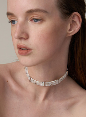 DINN DINN DESIGN珍珠项链轻奢小众气质精致百搭配饰女锁骨颈链