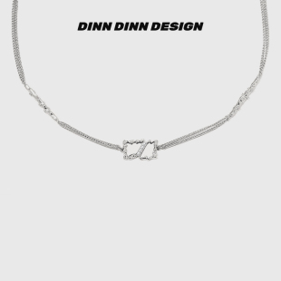 DESIGN项链高级感轻奢通勤女配饰小众百搭2023年新款 DINN