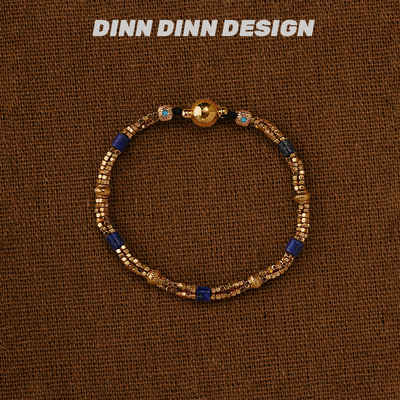 DINN DINN DESIGN度假系列金属珠珠拼接手链百搭新款高级感轻奢