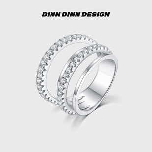 独特感 戒指女小众轻奢食指戒冷淡风百搭个性 DINN DESIGN时尚