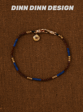 DINN DINN DESIGN度假系列小珠珠多色拼接手链轻奢百搭日常新款