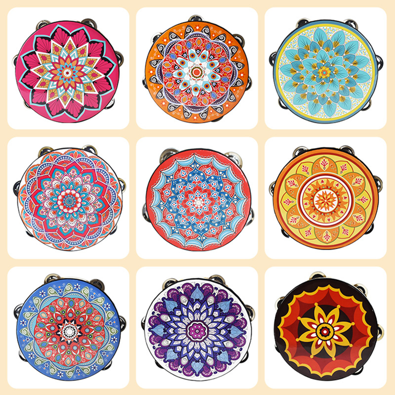 铃鼓幼儿园舞蹈道具打击乐器上玲小学生敦煌维族打击儿童飞天乐鼓