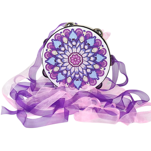 铃鼓幼儿园敦煌飞天新疆维吾尔族手鼓手拍舞蹈道具乐鼓奥尔夫乐器