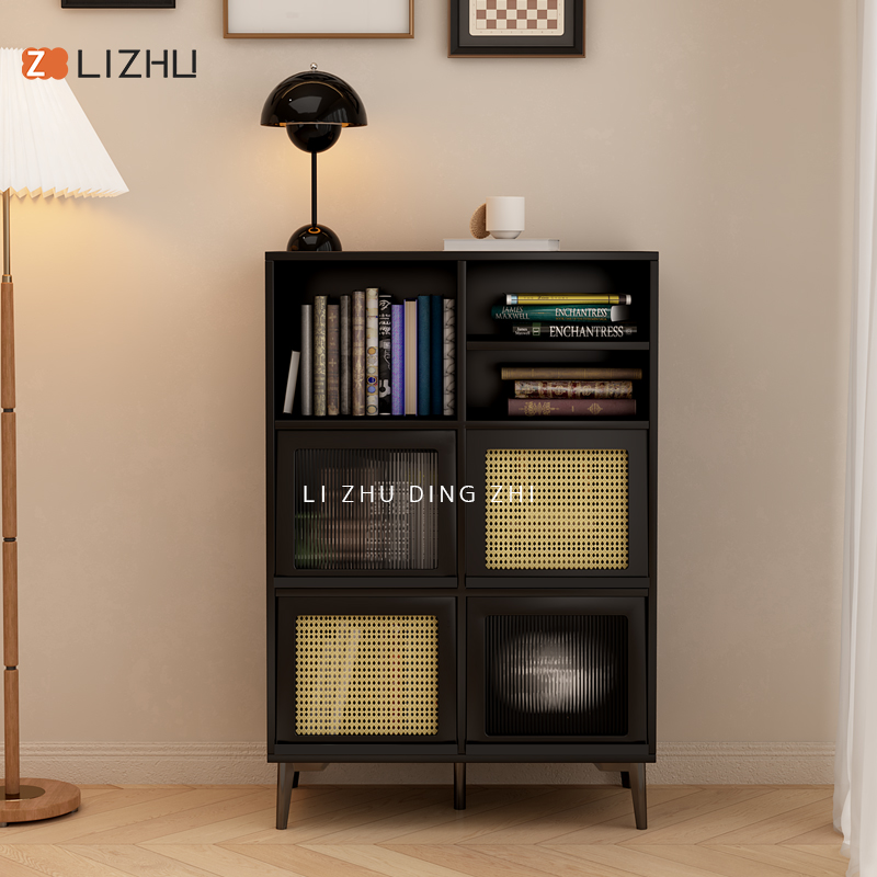 北欧书柜杂志柜客厅展示柜置物柜