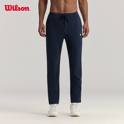 Wilson威尔胜官方春季男士PLAYER TECHNICAL网球运动针织长裤