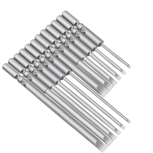 801电批头一字电动螺丝刀头平口披头批咀强磁电钻电批螺丝批头