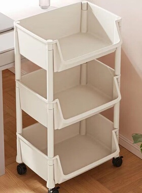 置物架多层小推车可移动整理架玩具储物架收纳架零食婴儿用品儿童