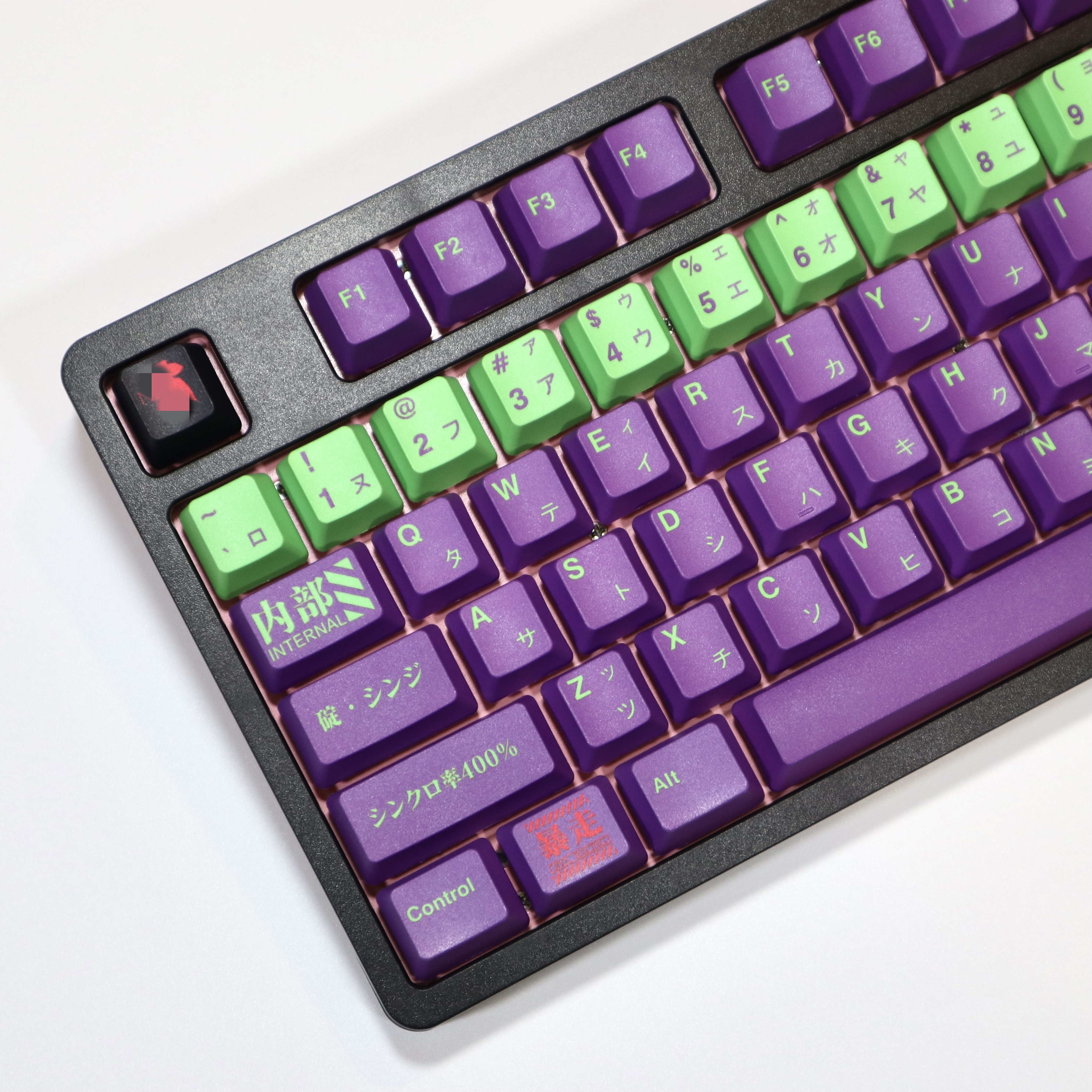 EVA NO. 1 기계 키캡 PBT 소재 OEM 고도로 승화된 기계식 키보드 키캡 핫 브라더 주변 장치