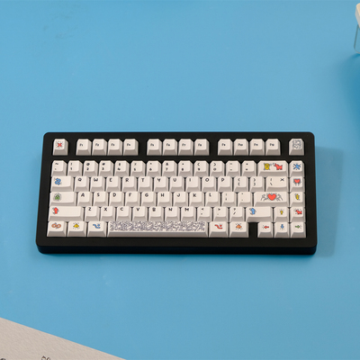 凯斯哈林键帽 PBT 原厂高度 热升华 机械键盘帽 wooting 雨75