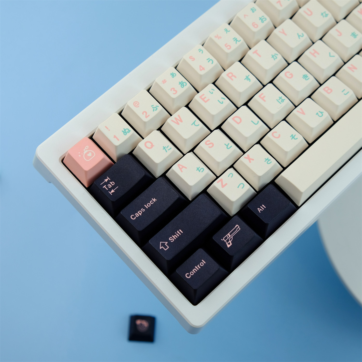 GMK 129 키 PBT 오리지널 고도로 승화된 KILLEVE 기계식 키보드 키캡 핫 브라더 주변 장치
