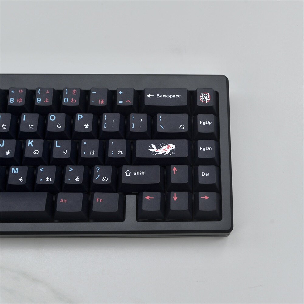 GMK ZENPOND 키캡 애니메이션 PBT 오리지널 고도로 승화된 기계식 키보드