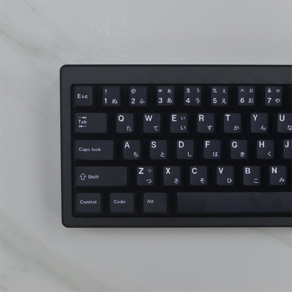 GMK 미니멀리스트 블랙 WOB 일본 애니메이션 PBT 오리지널 고승화 기계식 키보드