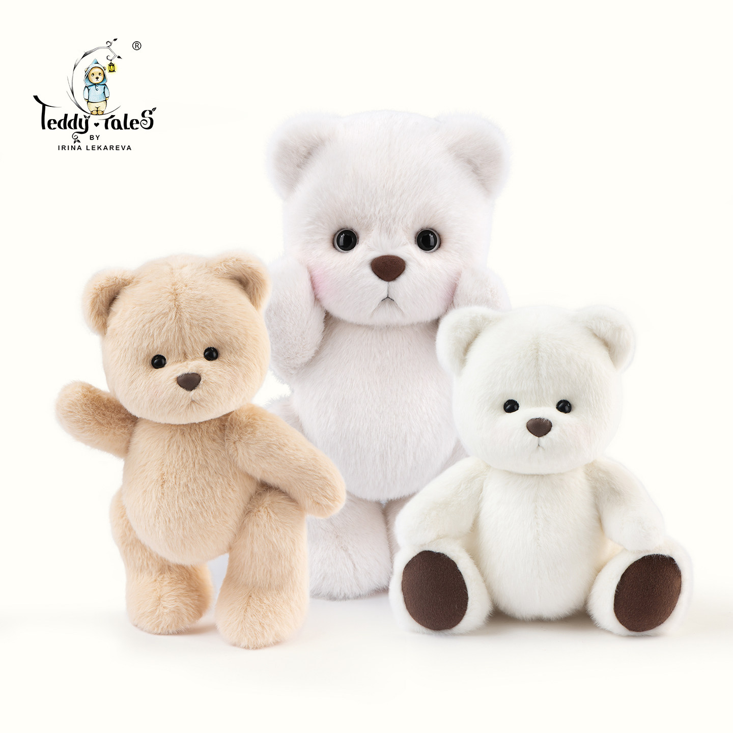 TeddyTales莉娜熊泰迪小萌熊玩偶毛绒安抚公仔送闺蜜毕业礼物