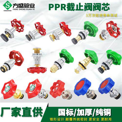 PPRPE停止阀阀芯停止阀闸阀国标精品PPRPE水管管件配件接头