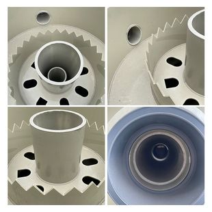 鱼池养殖过滤系统沉淀竖流器过滤器分离净水沉淀系统大量粗滤