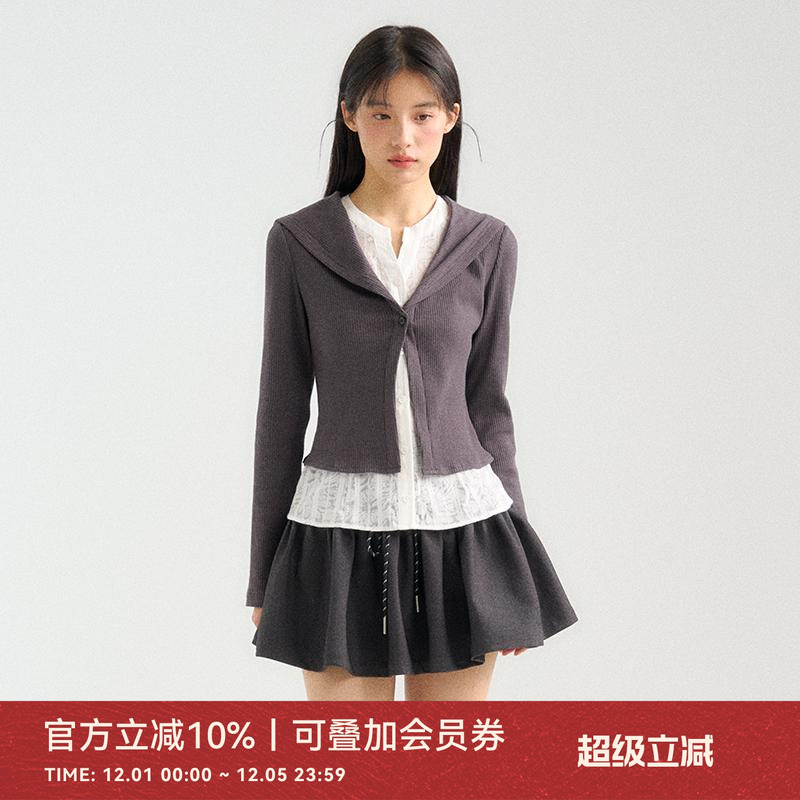 ANNATTO春季假两件长袖上衣女