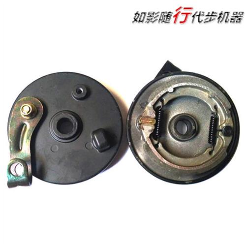 8寸希洛普升特折叠电动滑板车后轮鼓刹器刹车片制动皮电机盖配件