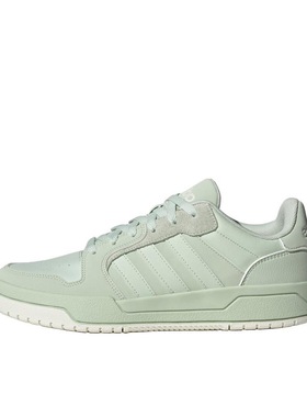 adidas neo Entrap 低帮 板鞋 男女同款 绿色ID6055黄