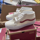 范斯 板鞋 SK8 潮流拼接 Vans 防滑耐磨 Mid 复古百搭 VN0A391FOXS