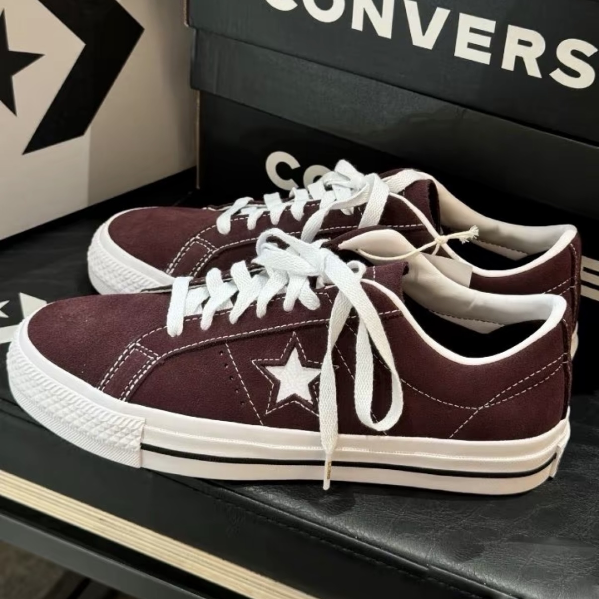 Converse One Star Pro 舒适轻盈 防滑耐磨 低帮 板鞋 A08480C黄