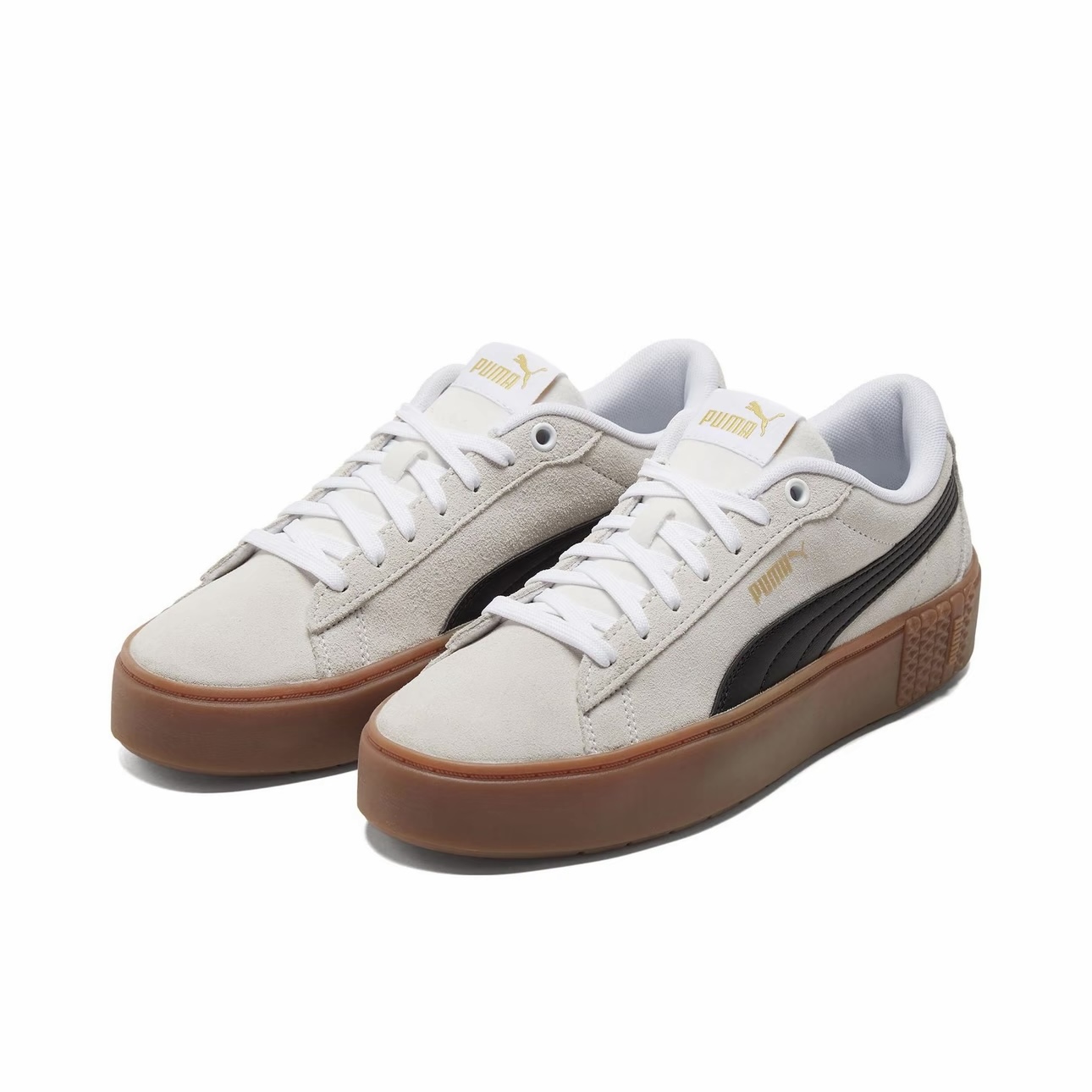 Puma/彪马 Smash Platform V2 防滑耐磨 缓震轻便板鞋373037-07