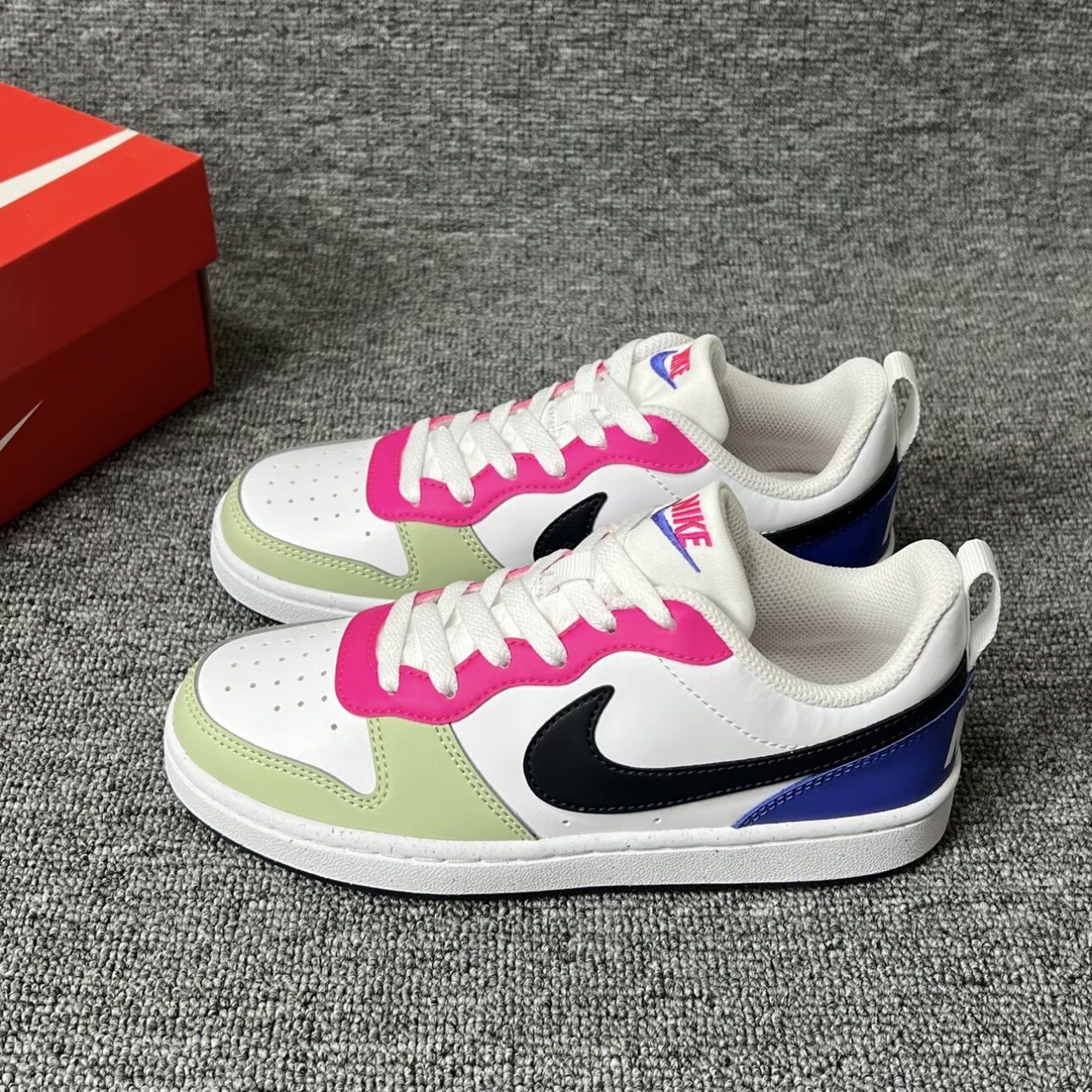 Nike Court Borough 舒适透气 防滑耐磨 轻便防水板鞋DV5456-108