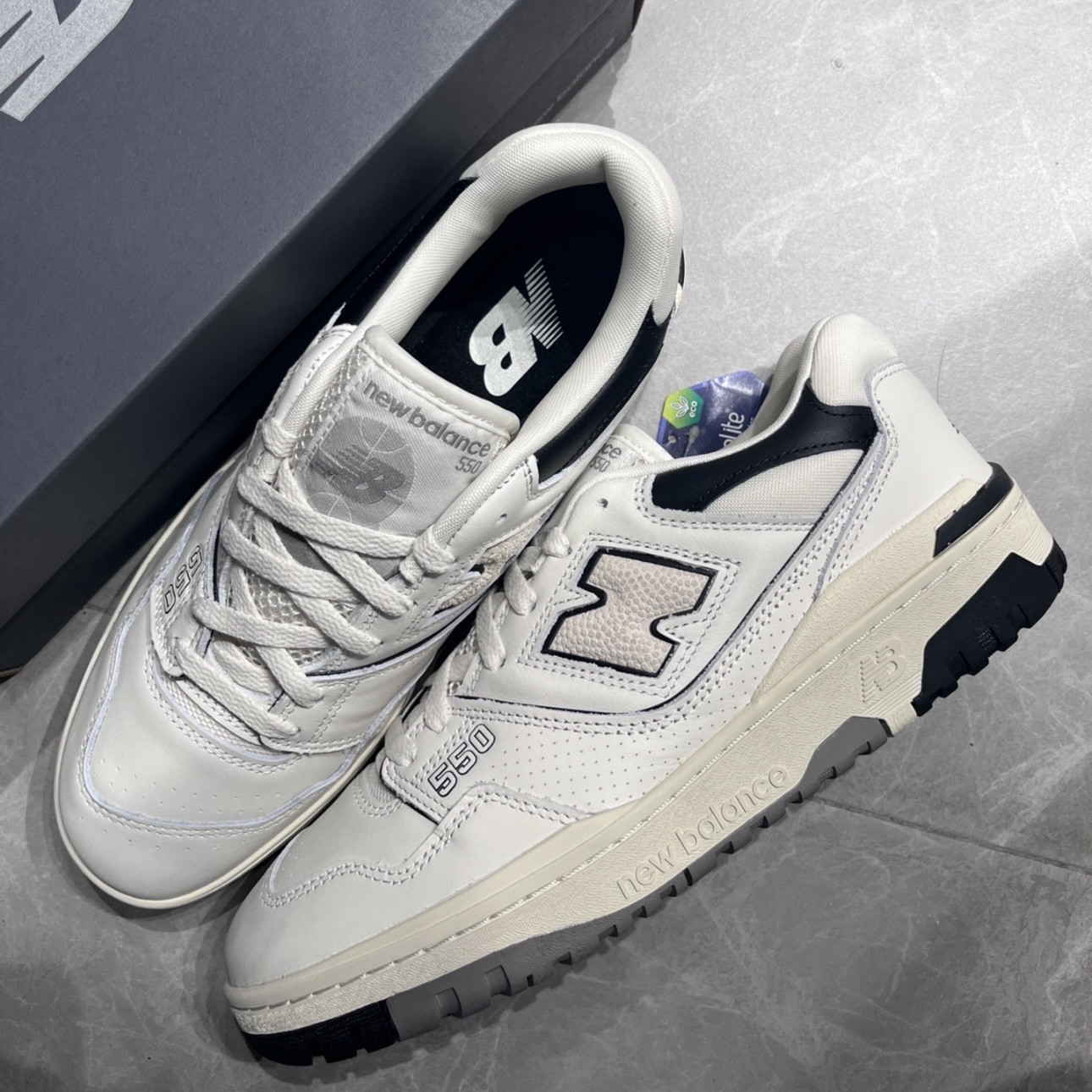 New Balance 550 复古 舒适百搭防滑耐磨运动休闲鞋BB550LWT