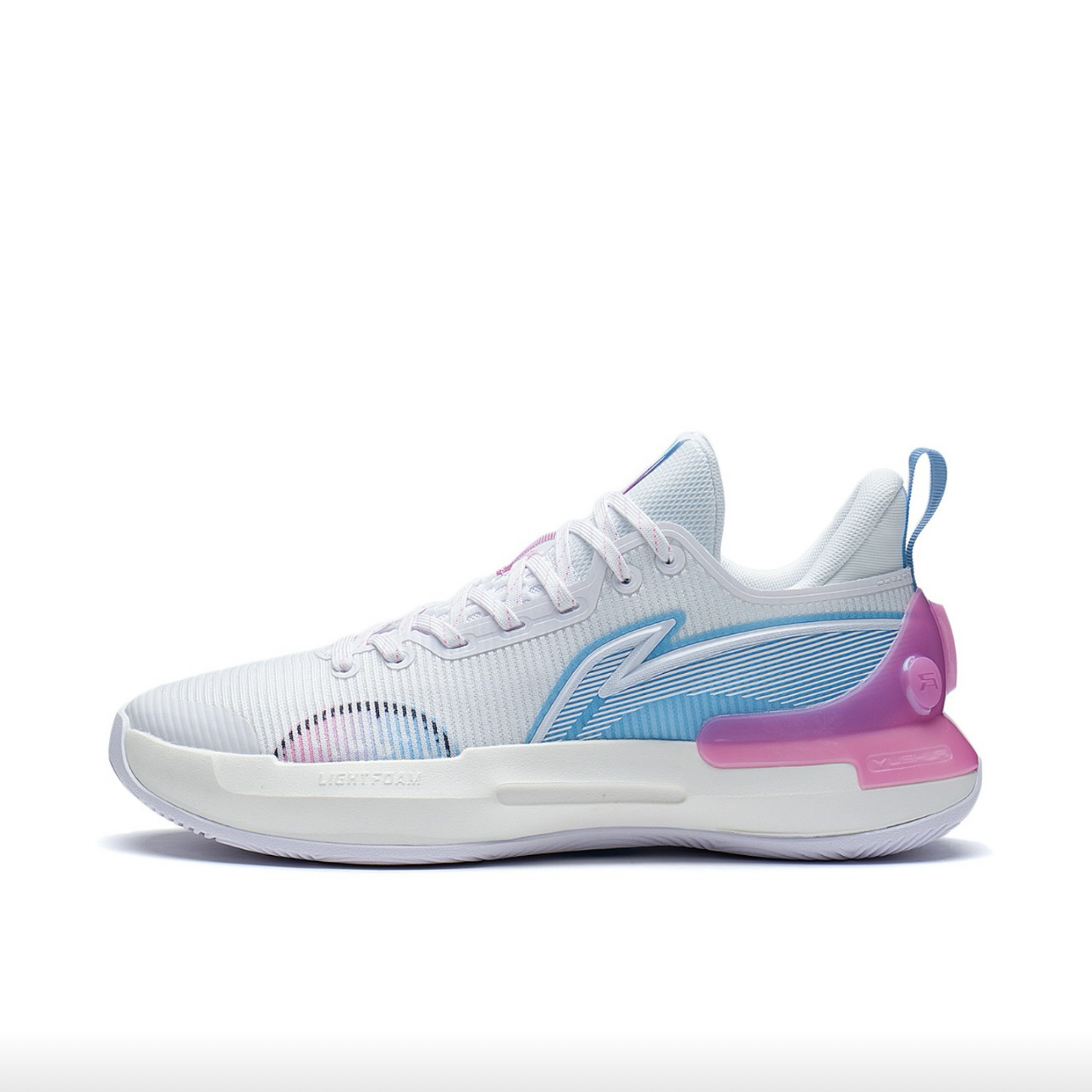 李宁 驭帅 Retro LIGHT FOAM科技 透气 防滑耐磨 篮球鞋ABPS031-2