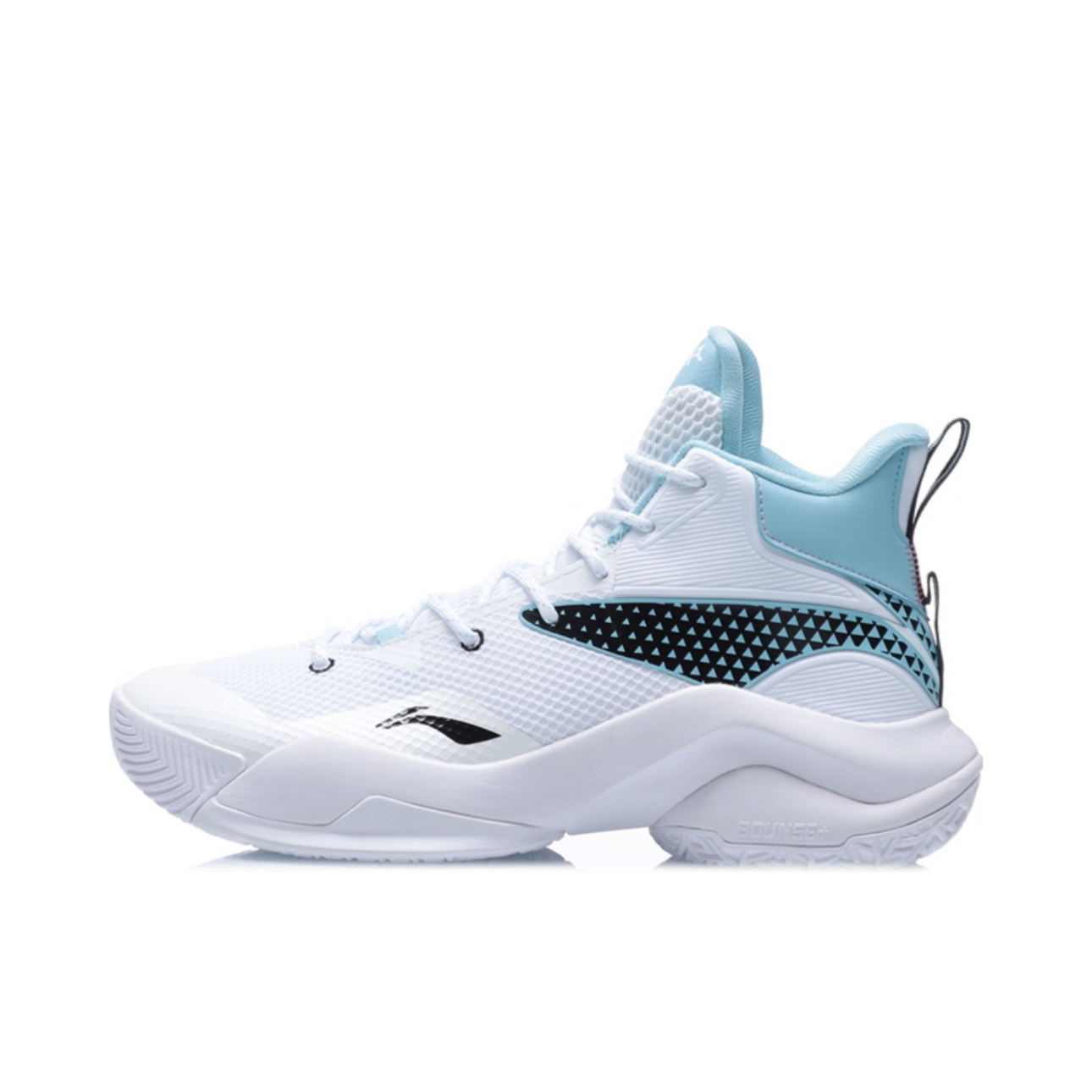 李宁 空袭7减震防滑 耐磨支撑 回弹透气 实战舒适篮球鞋ABPQ041-1