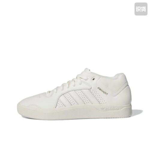adidas originals Tyshawn低帮 板鞋 男女同款 白色IE3134黄
