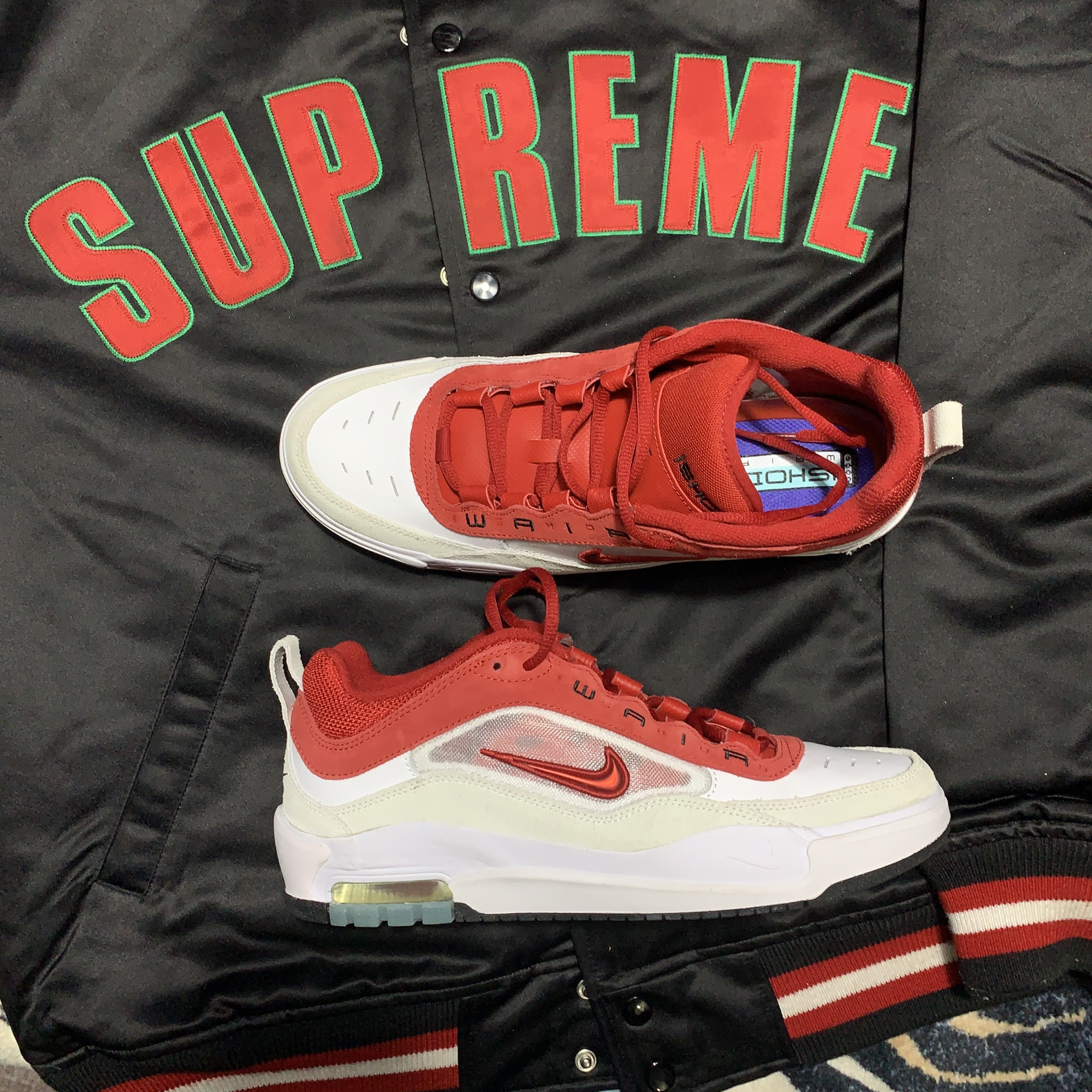 耐克正品男士耐磨透气运动滑板鞋FB2393-100黄