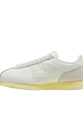 Nike Cortez  舒适耐磨 低帮 休闲跑步鞋 女款 白色HF6410-118黄