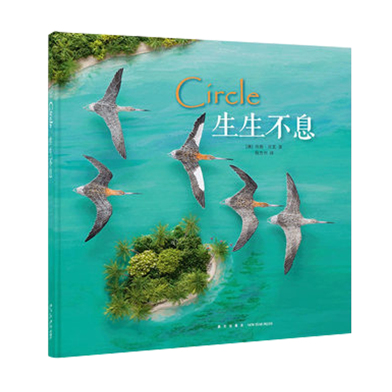 现货正版生生不息 一只鸟的迁徙壮阔视野下的生命斑尾塍鹬拼贴画读小库学前教育儿童幼儿科普读物书绘本书籍珍妮贝克杨芳州3-6岁