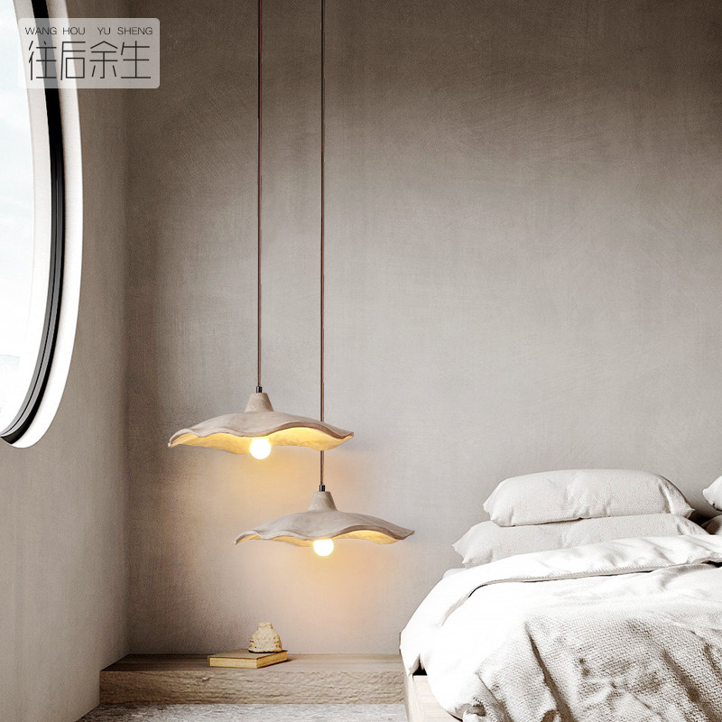 侘寂风吊灯卧室床头北欧日式民宿餐厅吧台中古复古loft茶室灯具,家装灯饰光源,餐厅吊灯,淘宝优惠券,粉丝福利购,淘宝优惠卷