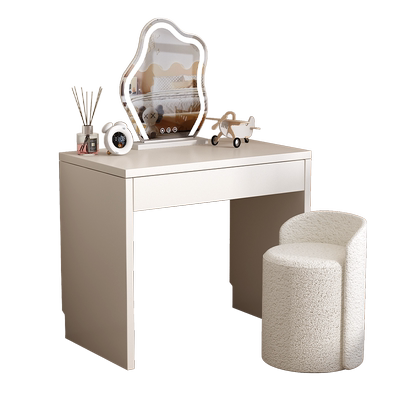 小型40cm妆台可定制实木化妆桌50