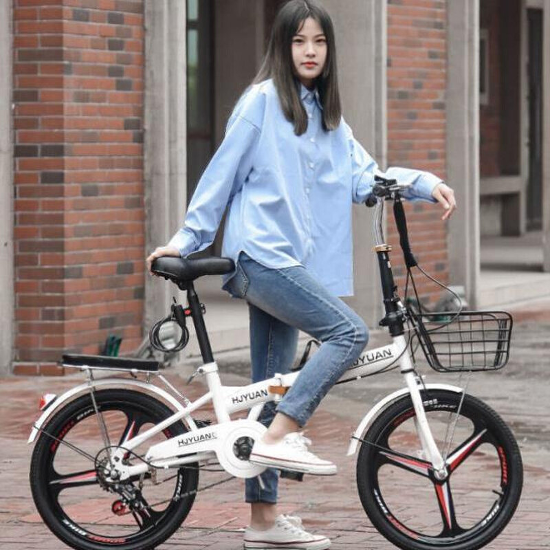 折叠自行车超轻便携小型变速单车20/22寸上班成年大人男女式成人