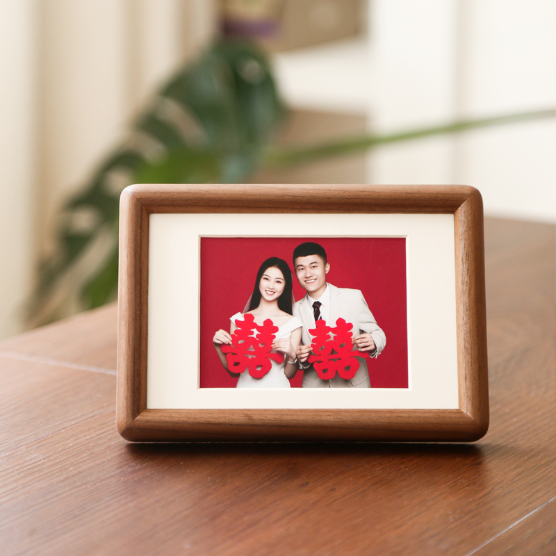 五月画馆相框摆台实木榫卯高级感