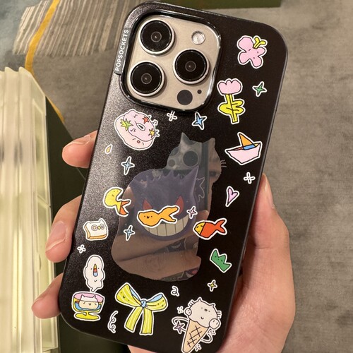 小猫鱼缸强磁吸可爱手机壳