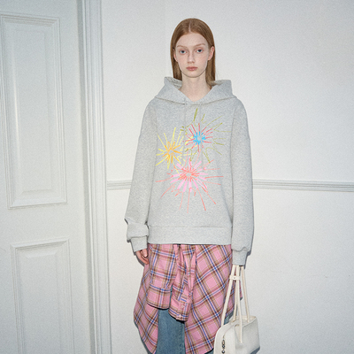 damaskeen常规宽松银行设计卫衣