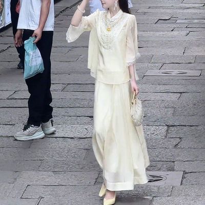 知心衣夏季穿搭一整套新中式女装