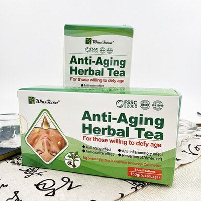 跨境电商ANTI-Aging Herbal Tea 5克*30袋/盒 抵抗年茶