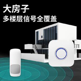 无线电子门铃家用庭院别墅大门超远程距离防水遥控穿墙老人呼叫器