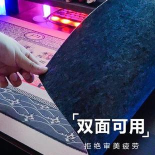 潮牌毛毡电脑桌垫学生学习书桌垫防烫2024年桌面家用超大号鼠标垫