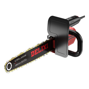 德力西角磨机改装电链锯电锯伐木家用小型多功能手持切割链条锯柴