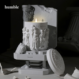 humble帕特农神庙礼盒香薰蜡烛室内香氛烛台摆件新婚生日礼物高级