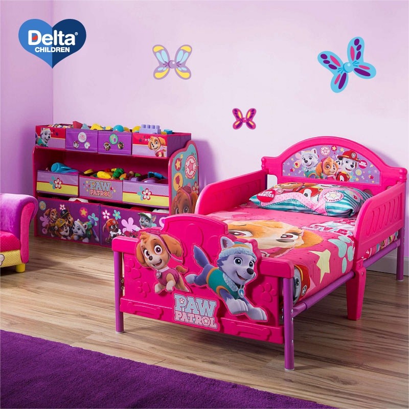 Delta儿童床拼接床带护栏单人床男孩汽车床女孩公主床加高到45cm,住宅家具,儿童拼接床,淘宝优惠券,粉丝福利购,淘宝优惠卷