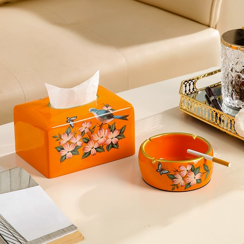 Модная современная креативная трендовая пепельница для офиса, коллекция 2021, легкий роскошный стиль