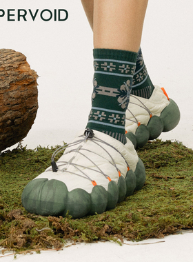 厚款露营鞋|户外轻态升级两穿面包营地鞋男女|UPPERVOID二普纬度